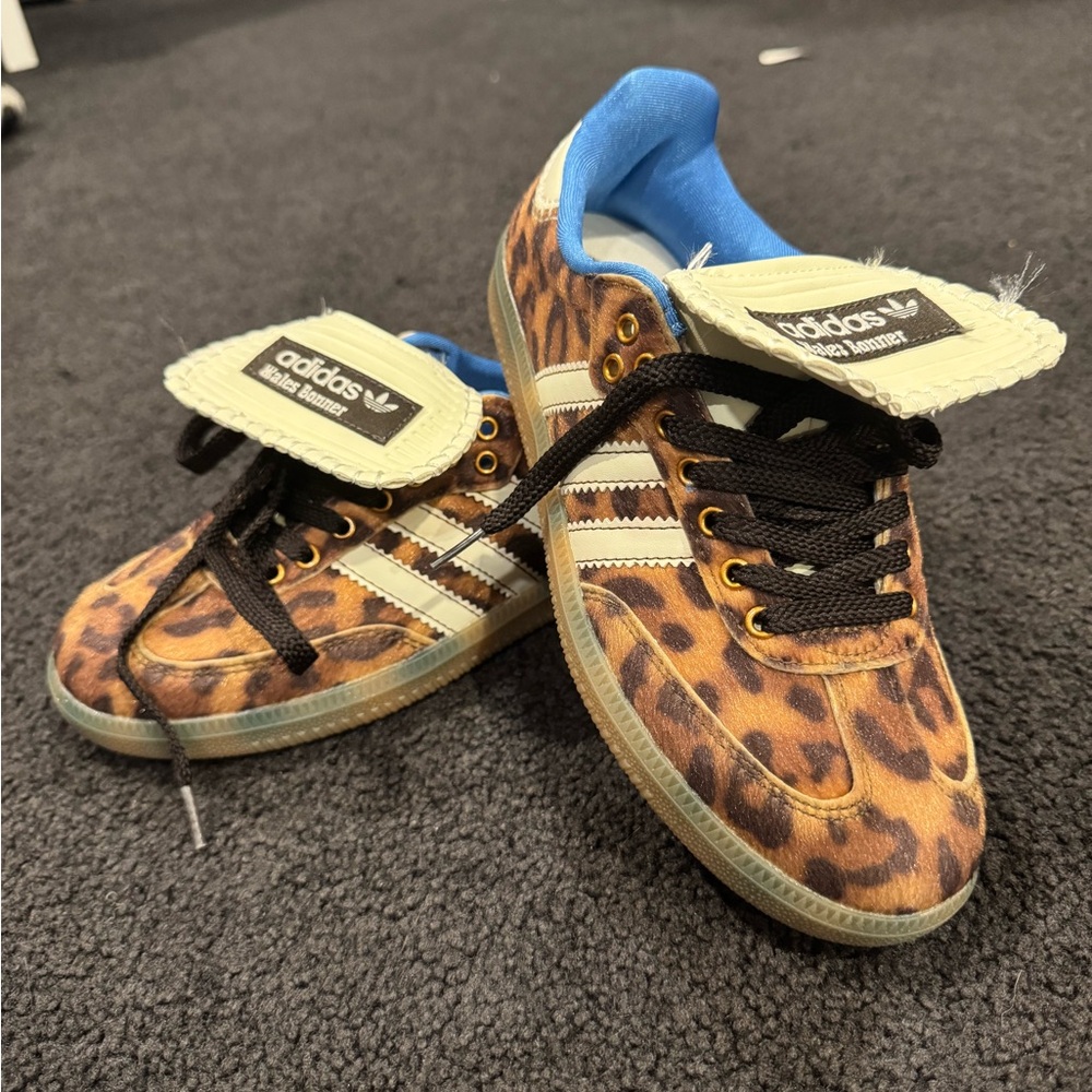Adidas x Wales Bonner Leopard Sambas NWOT